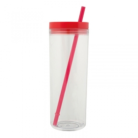 Transparent colourful tumbler | 40011.20