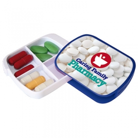 4 Compartments sliding pill box;60020.50
