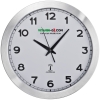 Round media clock made of metal; cod produs : 4327506