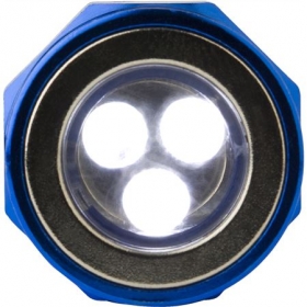 Telescopic aluminium flash light.;6639-23