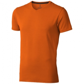 Kawartha Vneck Tee,Orange,XL;3801633
