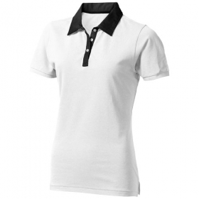 York Lds Polo,White,XL;3809301