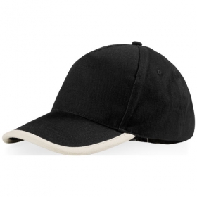 Carve 5 panel cap black;13403700