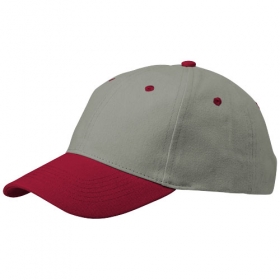 Grip 6 panel cap red;13403803