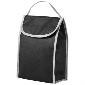 Folding ID lunchbag black;11990200