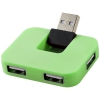 Gaia 4-port USB hub - GR; cod produs : 12359803