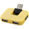 Gaia 4-port USB hub - YW; cod produs : 12359805