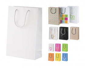 custom made paper shopping bag, medium;AP718101