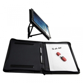 Colour contrast padfolio with tablet holder | 09504.10