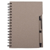 Coloured eco notebook with pen; cod produs : 13186.00