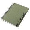 Coloured eco notebook with pen; cod produs : 13186.60