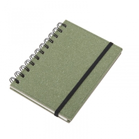 Coloured mini eco notebook with elastic | 13187.60