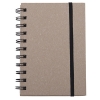 Coloured mini eco notebook with elastic; cod produs : 13187.00