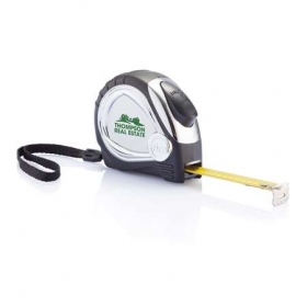Soft rubber chrome plated tape 5m/19mm auto stop;P113.401