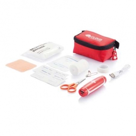 First aid kit with emergency powerbank;P265.904