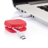 Desk cable organizer red; cod produs : P301.504