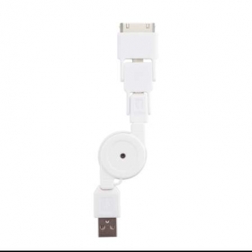 Universal charging cable white;P302.033