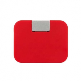 Travel USB hub red;P308.754
