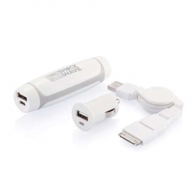 3 pcs ultimate charging set white;P317.053