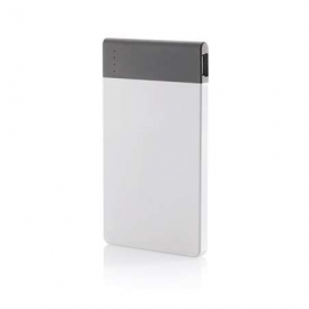 4600 mAh thin powerbank white;P324.753