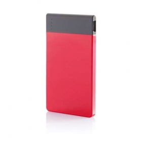 4600 mAh thin powerbank red;P324.754
