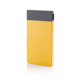 4600 mAh thin powerbank yellow;P324.756