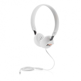 Headphone with mic white;P326.413