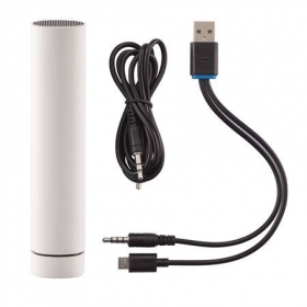 Backup battery speaker white 2W 3500 mAh;P326.823