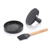 BBQ set with hamburger press and brush; cod produs : P422.401