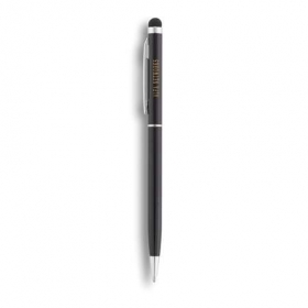 Thin metal stylus pen black;P610.621