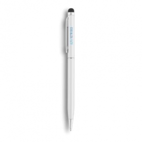 Thin metal stylus pen silver;P610.622