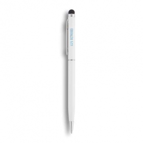 Thin metal stylus pen white;P610.623