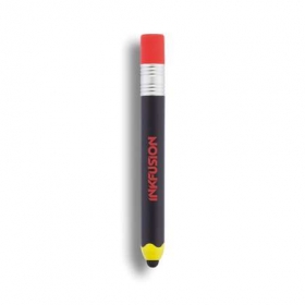 Pencil shaped touch pen black;P610.771