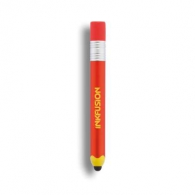 Pencil shaped touch pen orange;P610.778
