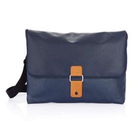 Pure messenger bag blue;P729.055