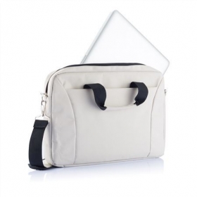 15\" exhibition laptop bag brown;P732.159