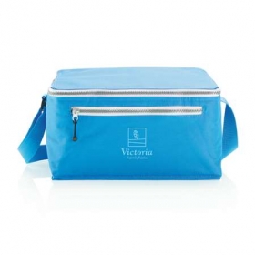 Cooler bag with adjustable zipper blue;P733.505