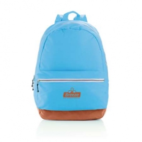 Backpack with adjustable zipper puller ice blue;P760.010