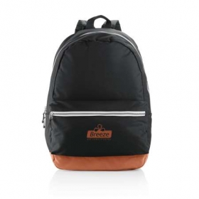 Backpack with adjustable zipper puller black;P760.011