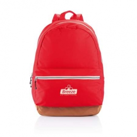 Backpack with adjustable zipper puller red;P760.014