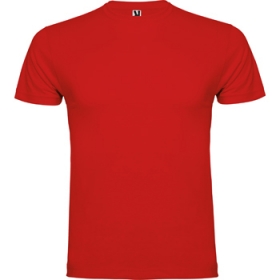 Tricou cu mÃ¢necÄƒ scurtÄƒ È™i guler rotund dublu, confecÈ›ionat din material fÄƒrÄƒ cusÄƒturi pentru adulÈ›i È™i cusÄƒturi laterale pentru copii.;6555_60