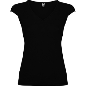 Tricou cu mânecă scurtă, cu anchior și finisaj realizat cu garnitură fină. Cusături laterale. Croială cambrată. Tricou cu mânecă scurtă, cu anchior și finisaj realizat cu garnitură fină. Cusături laterale. Croială cambrată.;6626_02