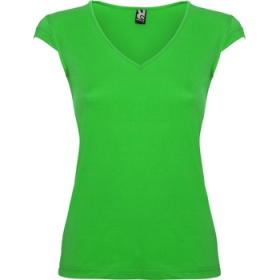 Tricou cu mânecă scurtă, cu anchior și finisaj realizat cu garnitură fină. Cusături laterale. Croială cambrată. Tricou cu mânecă scurtă, cu anchior și finisaj realizat cu garnitură fină. Cusături laterale. Croială cambrată.;6626_24