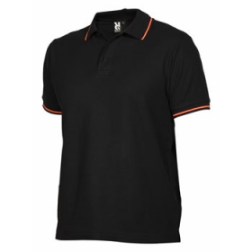 Tricou polo cu mÃ¢necÄƒ scurtÄƒ, guler È™i manÈ™ete Jacquard È™i fantÄƒ cu 3 nasturi. BandÄƒ Ã®ntÄƒritÄƒ pentru acoperirea cusÄƒturii la guler.;6604_02
