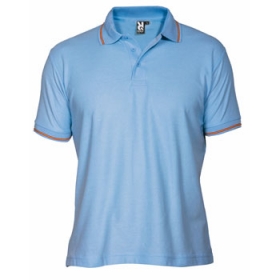 Tricou polo cu mÃ¢necÄƒ scurtÄƒ, guler È™i manÈ™ete Jacquard È™i fantÄƒ cu 3 nasturi. BandÄƒ Ã®ntÄƒritÄƒ pentru acoperirea cusÄƒturii la guler.;6604_10