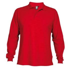 Tricou polo cu mÃ¢necÄƒ lungÄƒ, guler È™i manÈ™ete canelate 1x1 cu elastan È™i bandÄƒ Ã®ntÄƒritÄƒ pentru acoperirea cusÄƒturii la guler. FantÄƒ cu 3 nasturi pentru adulÈ›i È™i cu 2 nasturi pentru copii. È˜liÈ›uri laterale.;5009_60