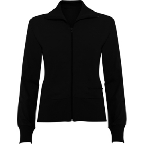 JachetÄƒ cu guler Ã®nalt È™i fermoar Ã®ntreg, buzunar lateral cu fermoar È™i manÈ™ete, guler È™i talie terminate Ã®n canelat lat. ;1208_02