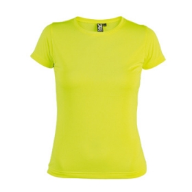 Tricou cu mÃ¢necÄƒ scurtÄƒ È™i la baza gÃ¢tului. CroialÄƒ cambratÄƒ, stil modern È™i culori fluorescente. Se spalÄƒ È™i se usucÄƒ uÈ™or. Foarte comod.;6415_221