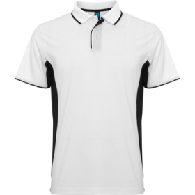 Tricou polo cu mÃ¢necÄƒ scurtÄƒ, special pentru sport. Din material combinat Ã®n douÄƒ culori. Guler cu nasturi, bandÄƒ pentru acoperirea cusÄƒturii È™i fantÄƒ Ã®n contrast.  Material respirabil, ce se spalÄƒ È™i se usucÄƒ uÈ™or. ;0421_0102