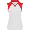 Tricou polo tehnic din material combinat fÄƒrÄƒ mÃ¢neci. Material Interlock combinat cu plasÄƒ pe lateral È™i spate. Margini pe rÄƒscroiala mÃ¢necii È™i guler. Guler tip cÄƒmaÈ™Äƒ. Cu stil modern È™i plÄƒcut la atingere.; cod produs : 0354_0160